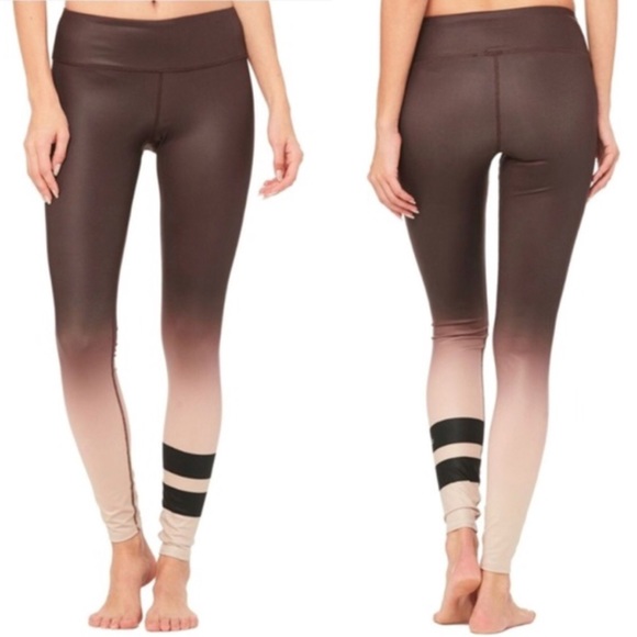 brown yoga leggings
